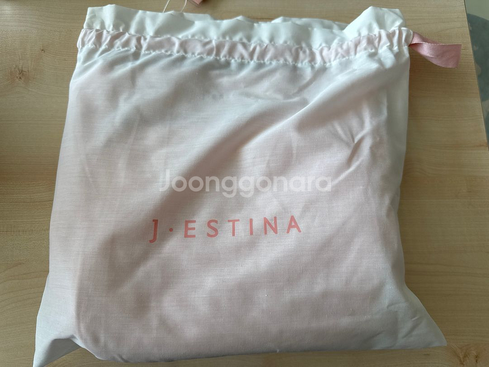 제이에스티나 퀼팅 크로스백 핑크--1