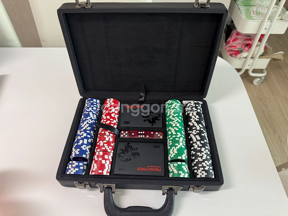새상품 PMANG POKER 피망 포커 칩 세트--0