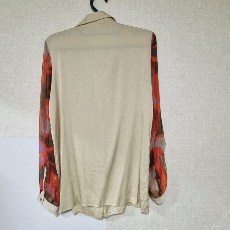 띠어리 정품 실크 남방--1