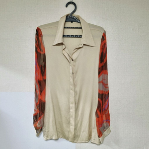 띠어리 정품 실크 남방