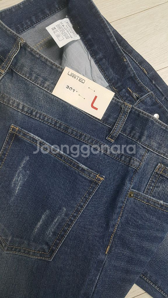 수입 찢청바지(사방스판) 32인치(No.558)새상품!--2