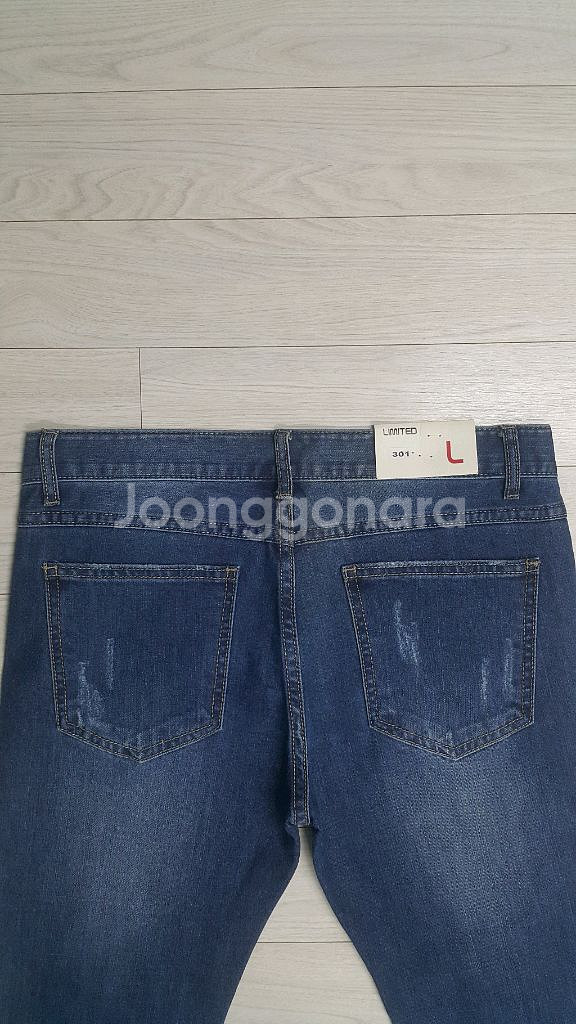 수입 찢청바지(사방스판) 32인치(No.558)새상품!--6