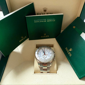 롤렉스 요트마스터2 화이트골드 흰판 44MM