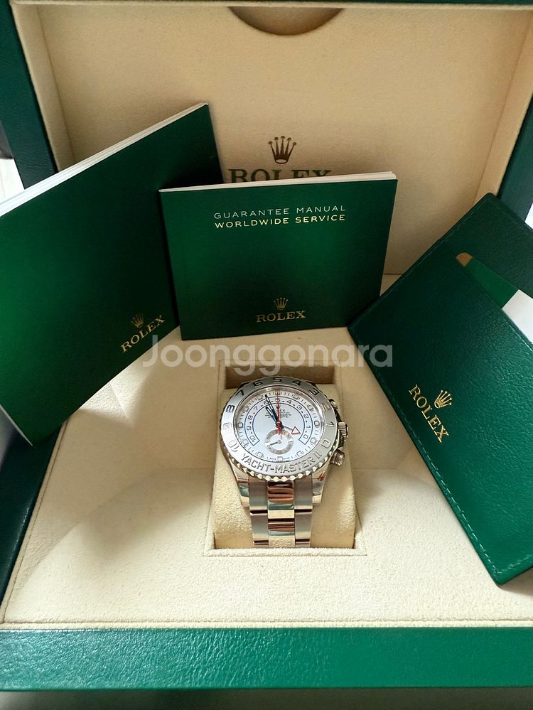 롤렉스 요트마스터2 화이트골드 흰판 44MM [급매]--0