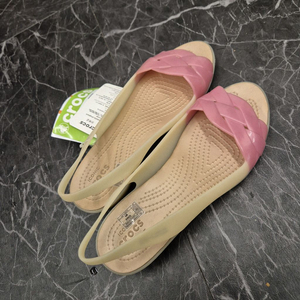 CROCS / 이사벨라 슬링백 stucco/peony