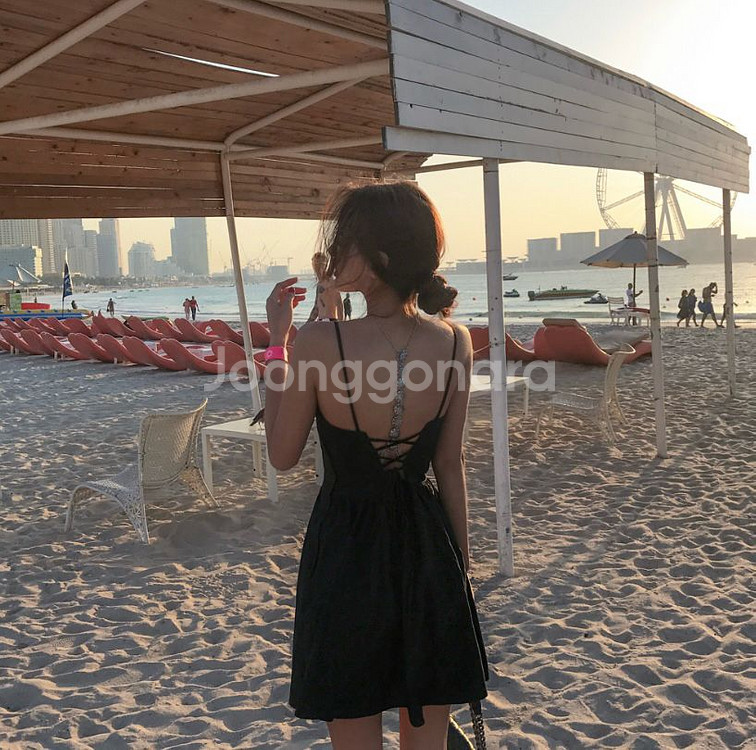 발리비키 휴양지 원피스 새제품--0