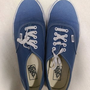 반스 어센틱 블루 스니커즈