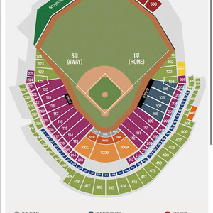 8월 12일 한화vs롯데 중앙지정석 100A 2/3연석