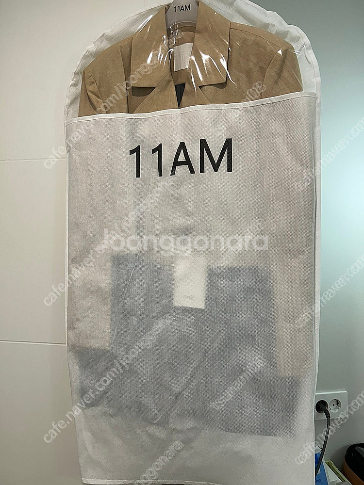 11AM 제작 투톤 린넨자켓 프리사이즈 새상품--3