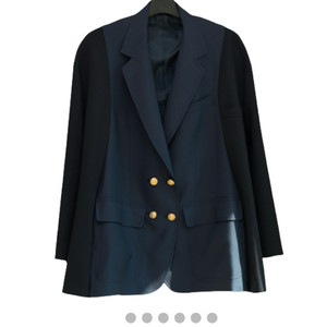 hae146 mixed panel jacket