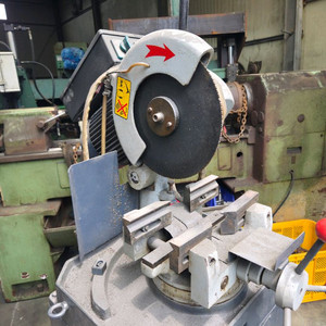 원형톱기계 (315파이)수동 톱기계 팔아요