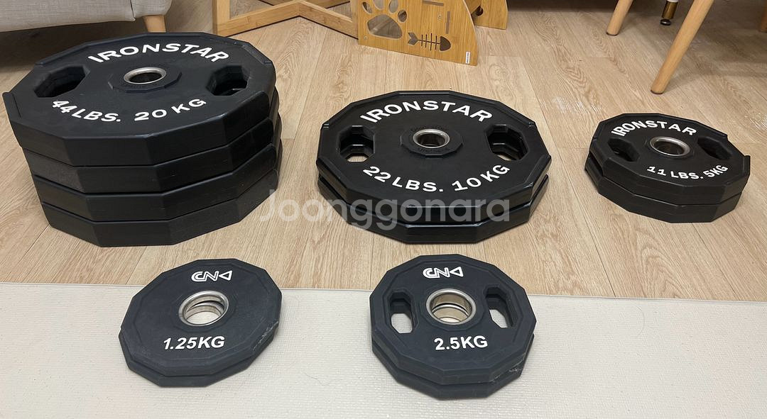 아이언스타 원판, cnk 덤벨--1