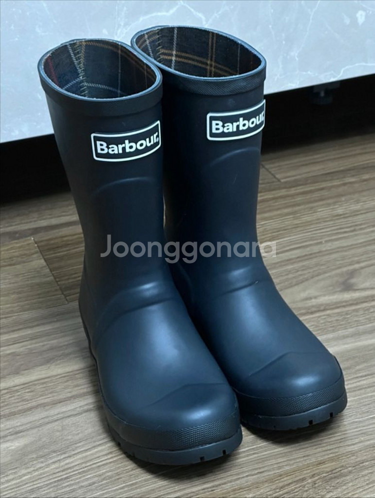 바버 barbour 벤버리 레인부츠 36--0