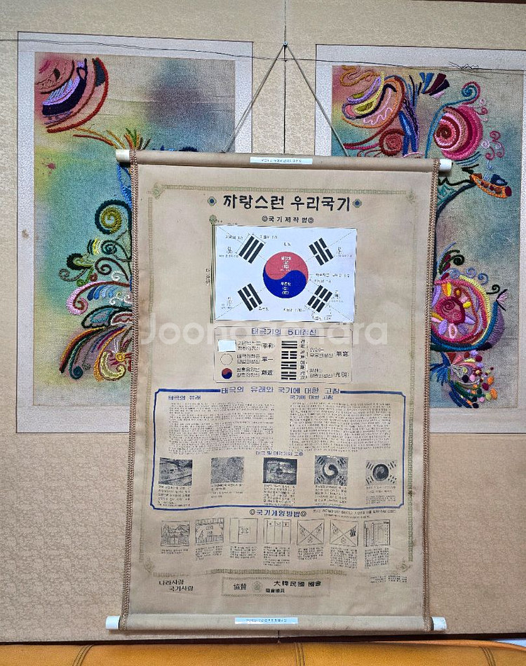 대한민국국회 태극기제작법1949년(근대사보물급)--0