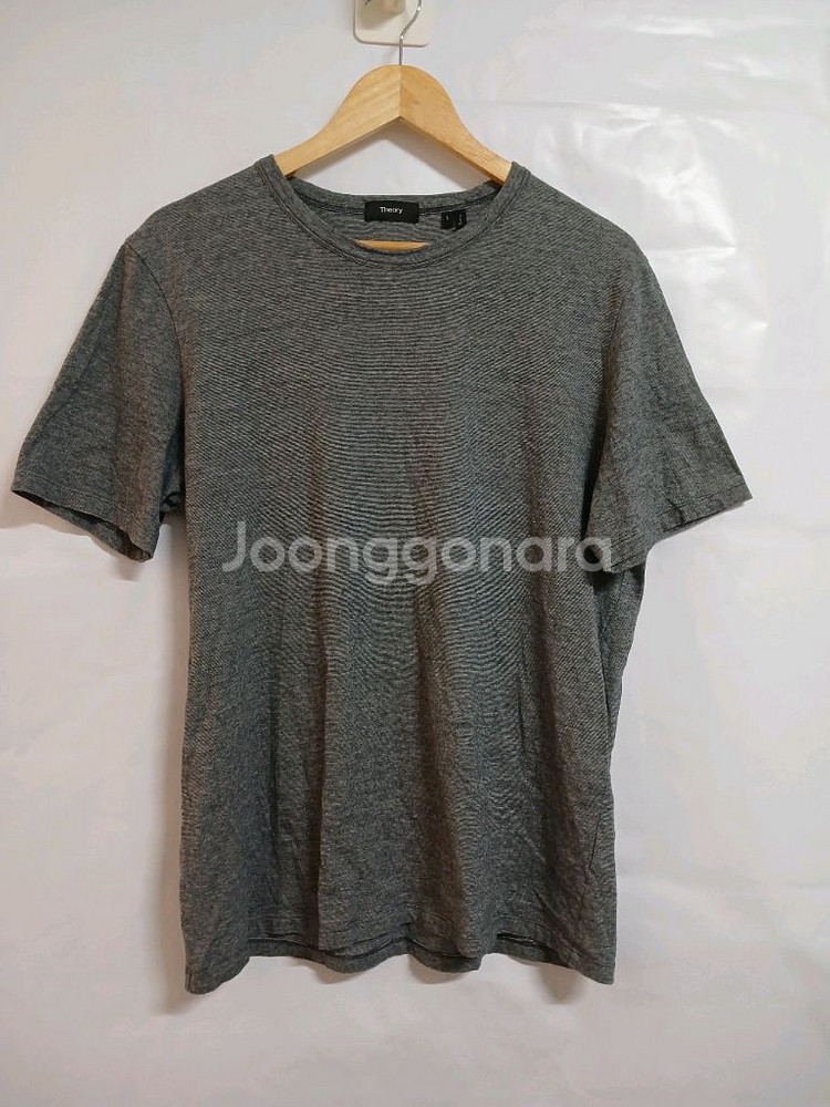 (L 100)띠어리 남성 면티셔츠 그레이--0