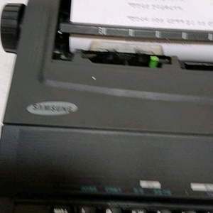 삼성 전동 타자기 tq-12a 작동상태 완벽