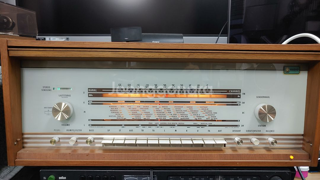 loewe opta 진공관라디오 앰프& LO 40알리코--3