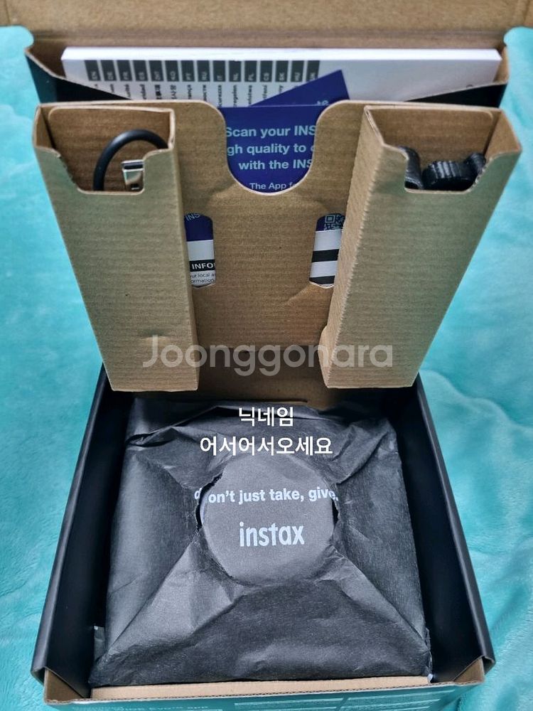 인스탁스 와이드 에보 미사용 새상품 즉석카메라--4