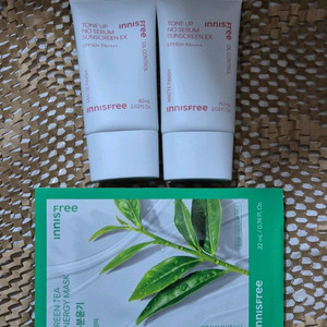 이니스프리 톤업 노세범 선크림 60ml 2개