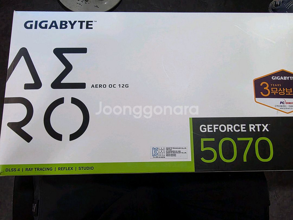 기가바이트 RTX 5070 AERO OC D7 12GB--0