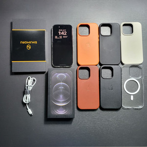 아이폰14프로 256 스페이스블랙 +케이스6종,강화유리