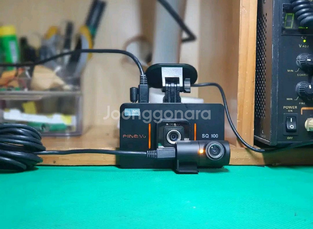 파인뷰 SQ100 2채널 중고블랙박스--1