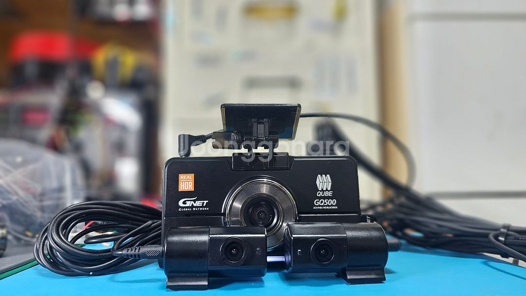 지넷 큐브 GQ500 풀HD 3채널 중고블랙박스--1