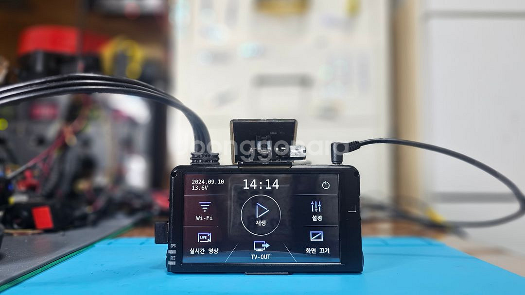 지넷 큐브 GQ500 풀HD 3채널 중고블랙박스--3