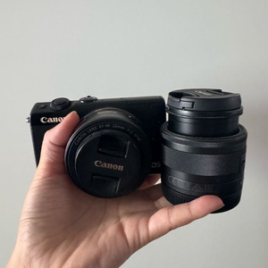 캐논 eos m100 단렌즈/번들렌즈 포함 풀박