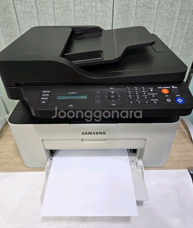 삼성 흑백레이저복합기 SL-M2074F 팝니다.--0