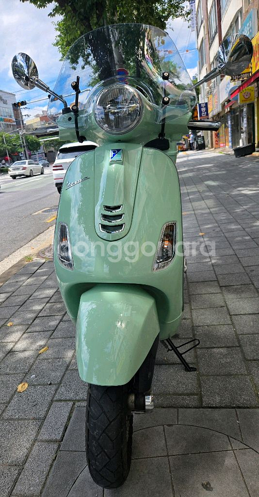 베스파 스쿠터 LX125 (2021년)민트색--0