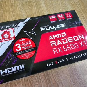 사파이어 RX 6600 XT 펄스 그래픽카드