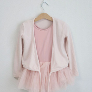 에디따 여아 핑크 발레복 세트 M