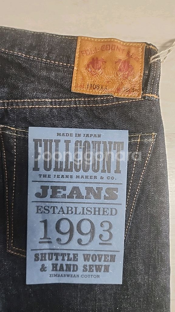 풀카운트1108xxwslim straight denim--16