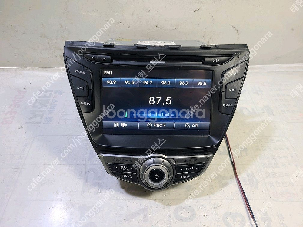 더뉴아반떼MD AVN 오디오 (96560-3X315SA5)--7