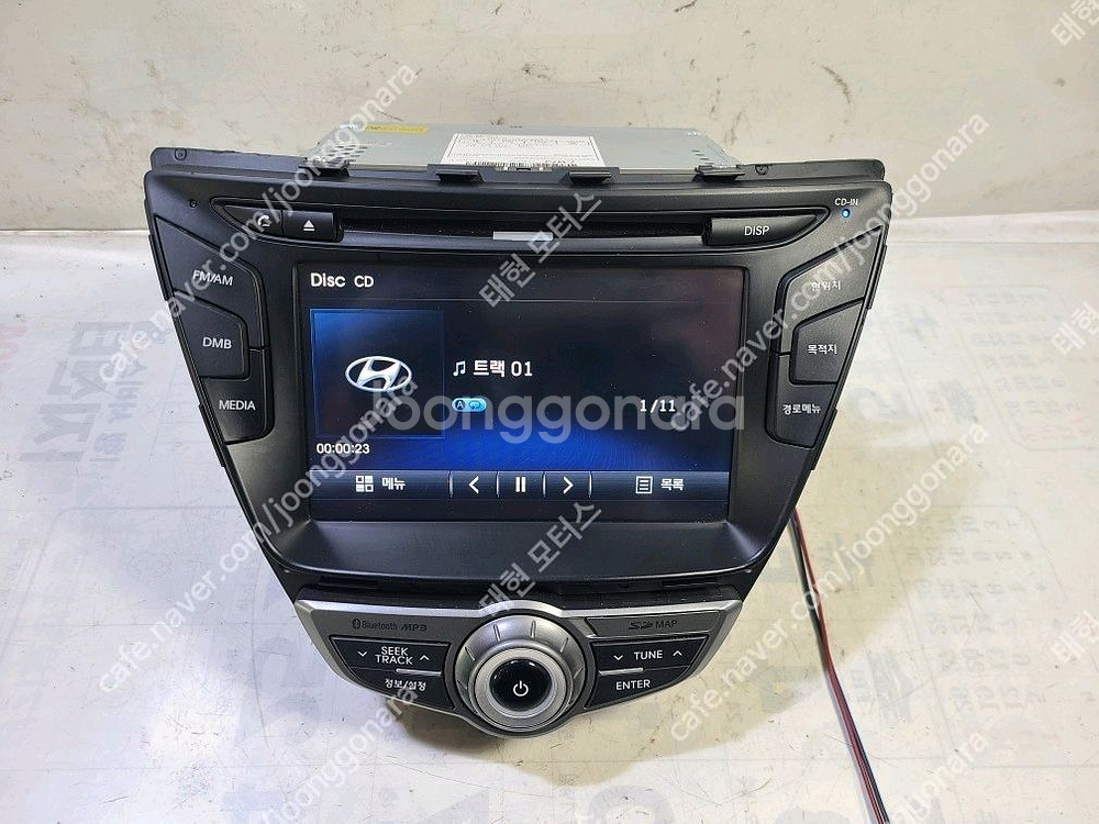 더뉴아반떼MD AVN 오디오 (96560-3X315SA5)--9