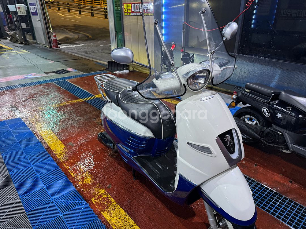 푸조 장고 ABS 125 오션블루 19년식--1