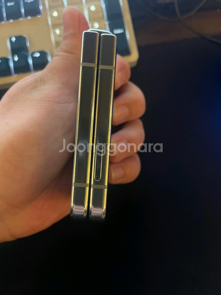 갤럭시Z플립5 512GB 민트 액정 교체--9