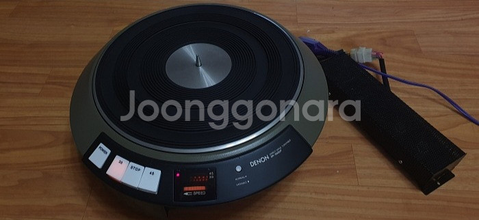 데논 DP-5000F 방송용 턴테이블 본체 고장--1