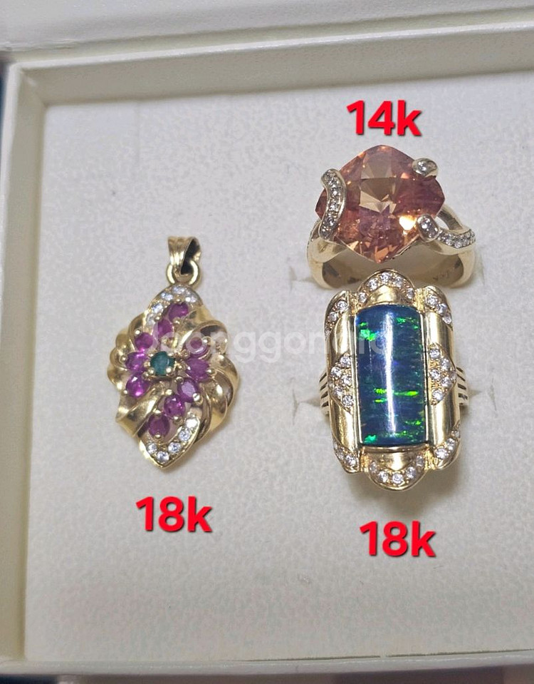 18k14k 골드 금반지 통합 처분~--0
