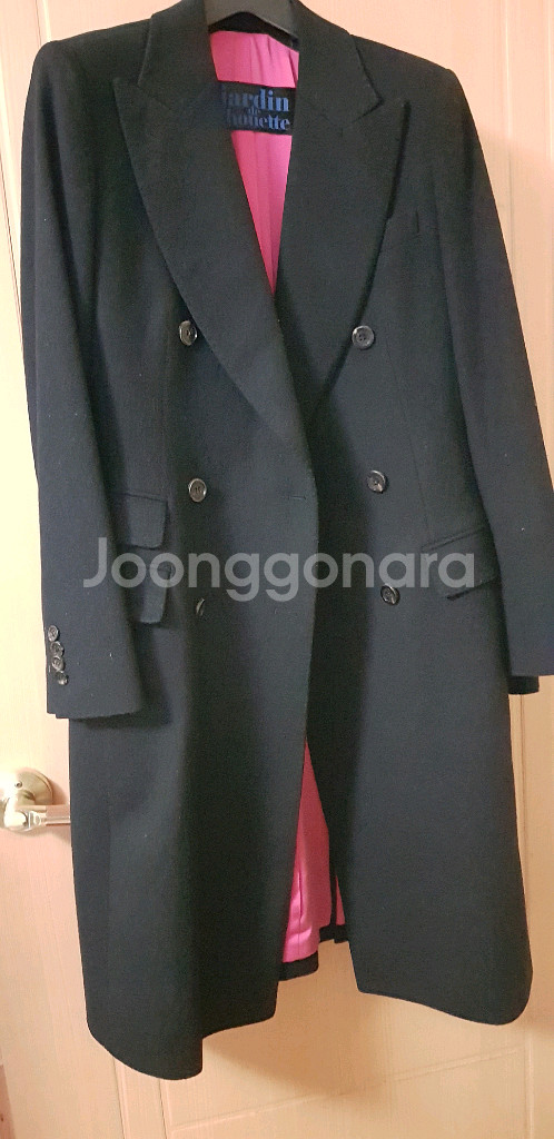 쟈뎅드슈에뜨 블랙롱코트--0