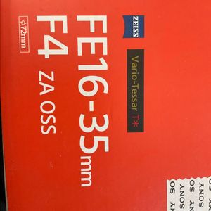 소니 렌즈 EF16-35 F4 za oss