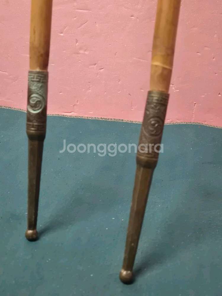 엣날담뱃대2점일괄(민속품)--7