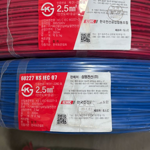 기기배선용 단심비닐절연전선 300/500