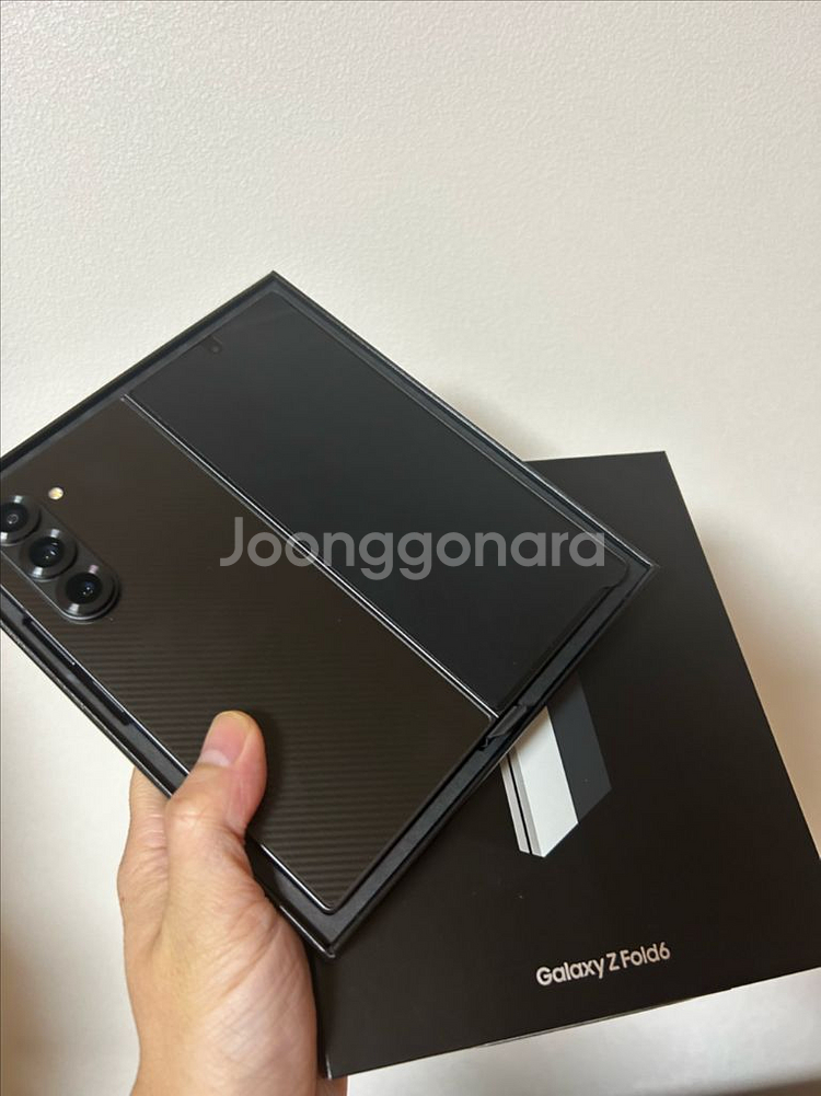 갤럭시Z폴드6 512G 크리프티드(새제품)--0