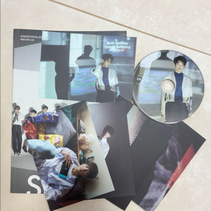 세븐틴 원우 고맙다 앨범 원우 엽서 & 원우 cd 세트