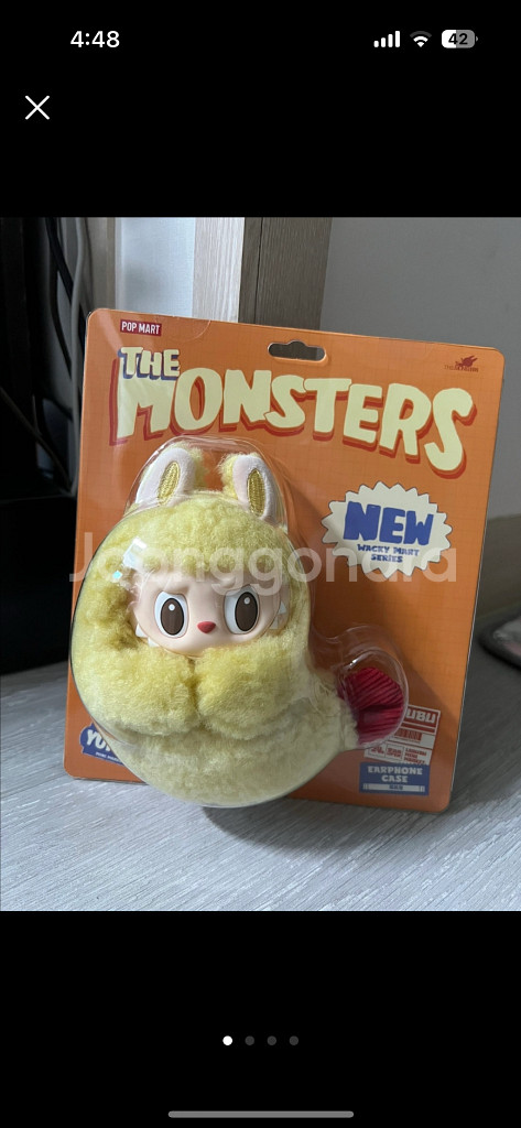 팝마트 더 몬스터즈 래빗 이어폰 케이스--0