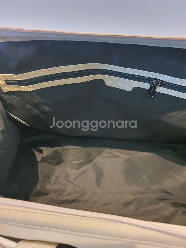 말본골프백 캐디백 보스턴백 베이지--5
