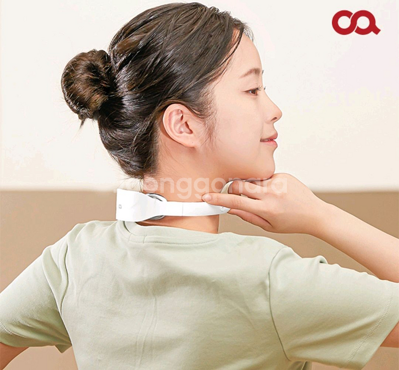 오아 넥큐어 저주파 목 마사지기(새제품)--0