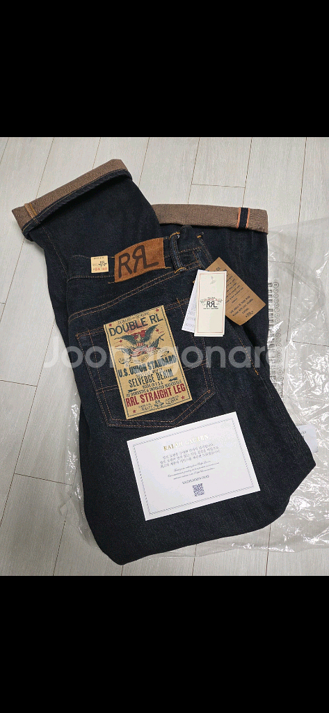 rrl 더블알엘 스트레이트핏 셀비지 팝니다--0